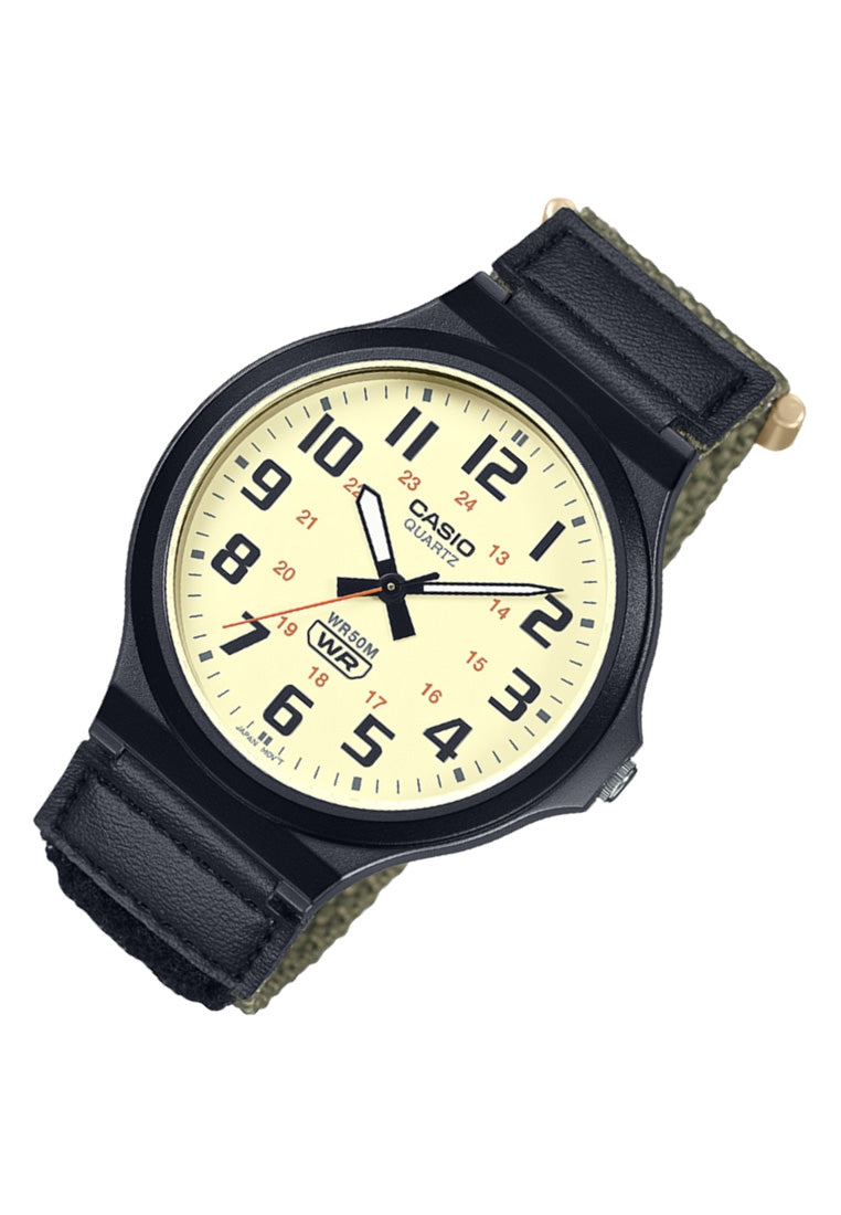 Casio MW-240B-3B Analog Rubber Strap Watch For Men-Watch Portal Philippines