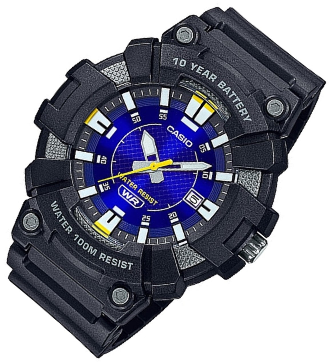 Casio MW-610H-2A Analog Rubber Strap Watch For Men-Watch Portal Philippines
