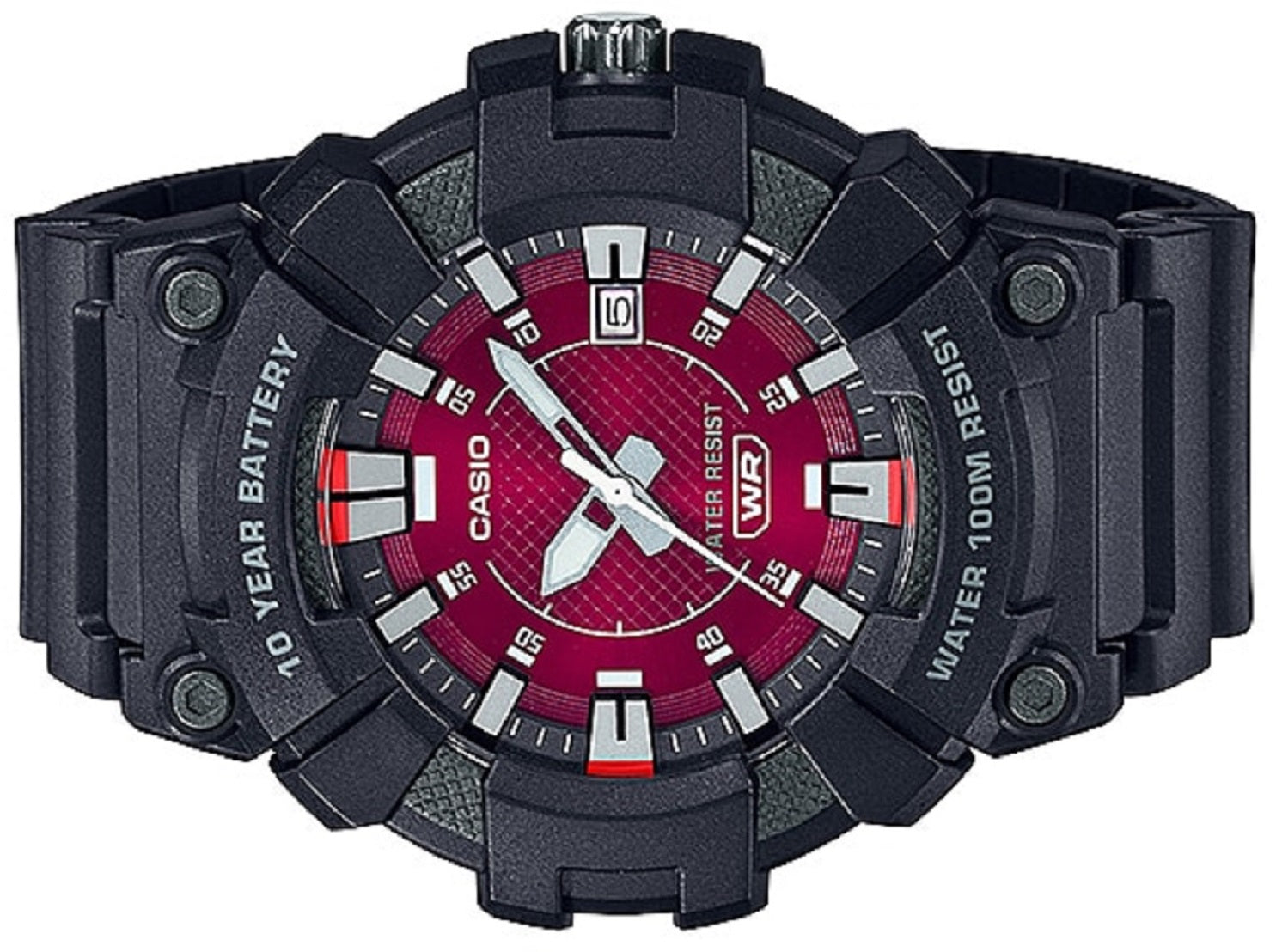Casio MW-610H-4A Analog Rubber Strap Watch For Men-Watch Portal Philippines