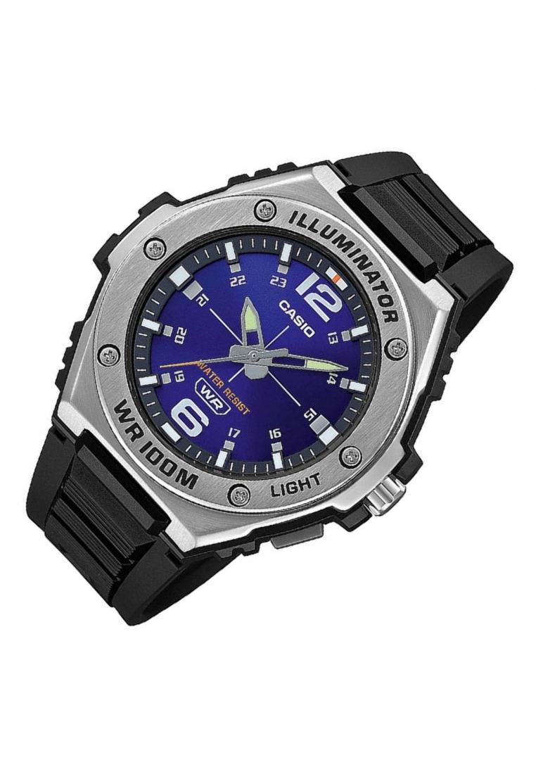 Casio MWA-100H-2A Analog Rubber Strap Watch For Men-Watch Portal Philippines