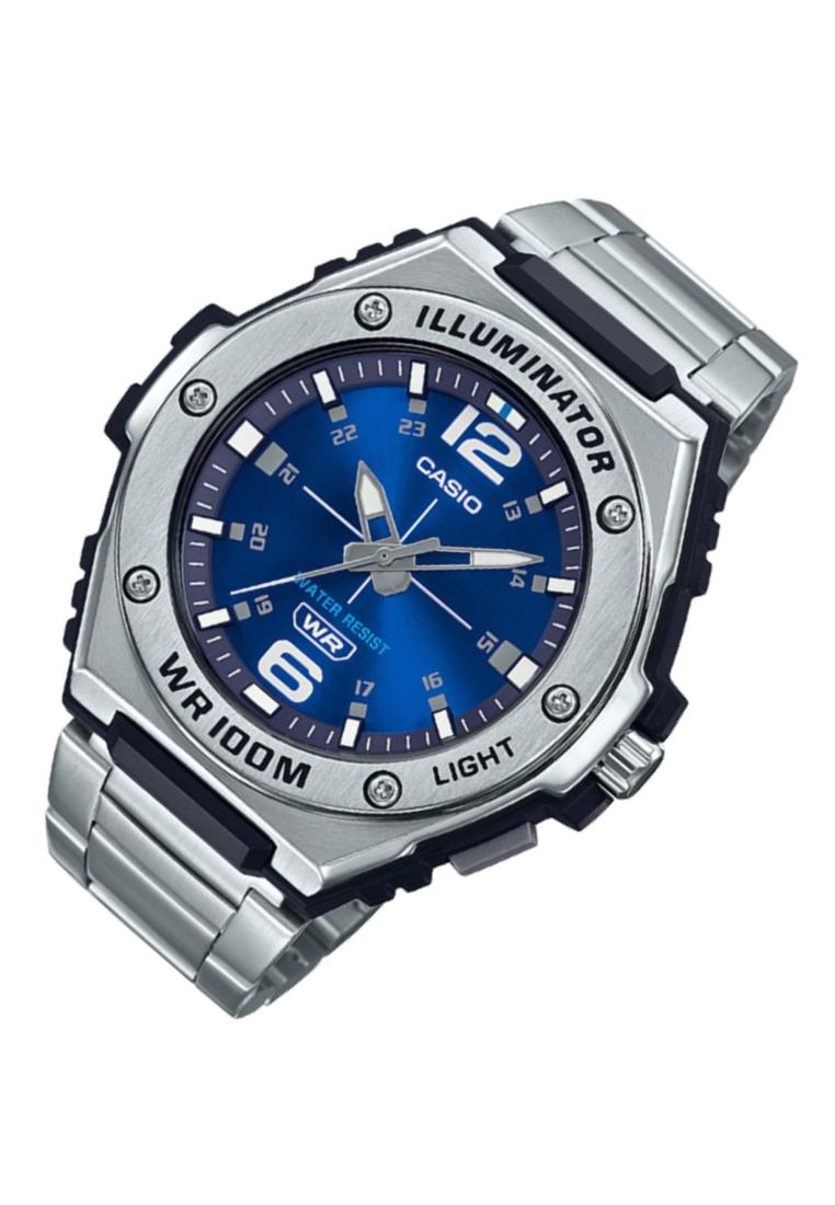 Casio MWA-100HD-2A Analog Stainless Steel Strap Watch For Men-Watch Portal Philippines