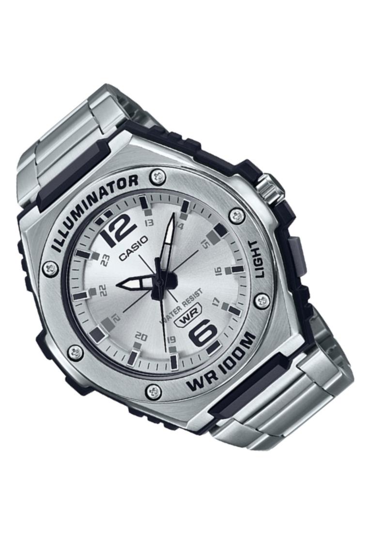 Casio MWA-100HD-7A Analog Stainless Steel Strap Watch For Men-Watch Portal Philippines