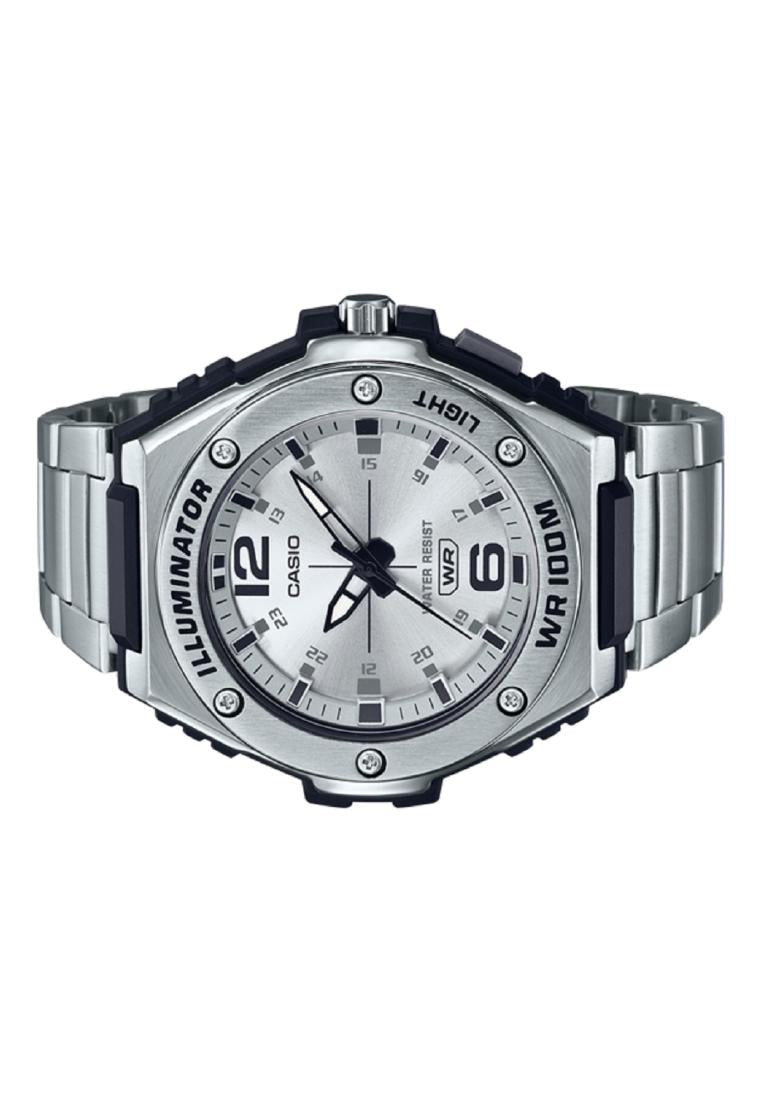 Casio MWA-100HD-7A Analog Stainless Steel Strap Watch For Men-Watch Portal Philippines