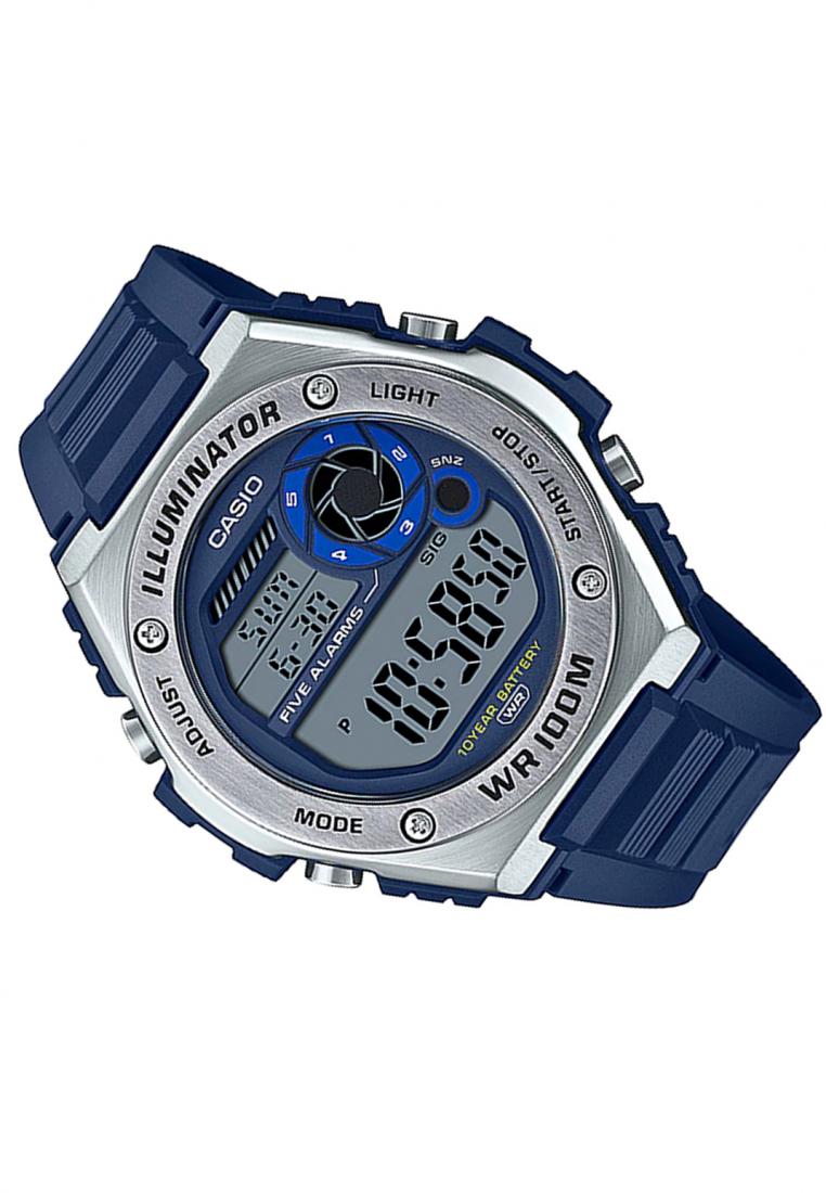 Casio MWD-100H-2A Digital Rubber Strap Watch For Men-Watch Portal Philippines