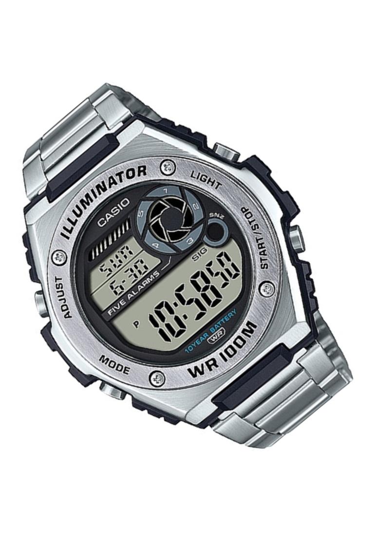 Casio MWD-100HD-1B Analog Stainless Steel Strap Watch For Men-Watch Portal Philippines