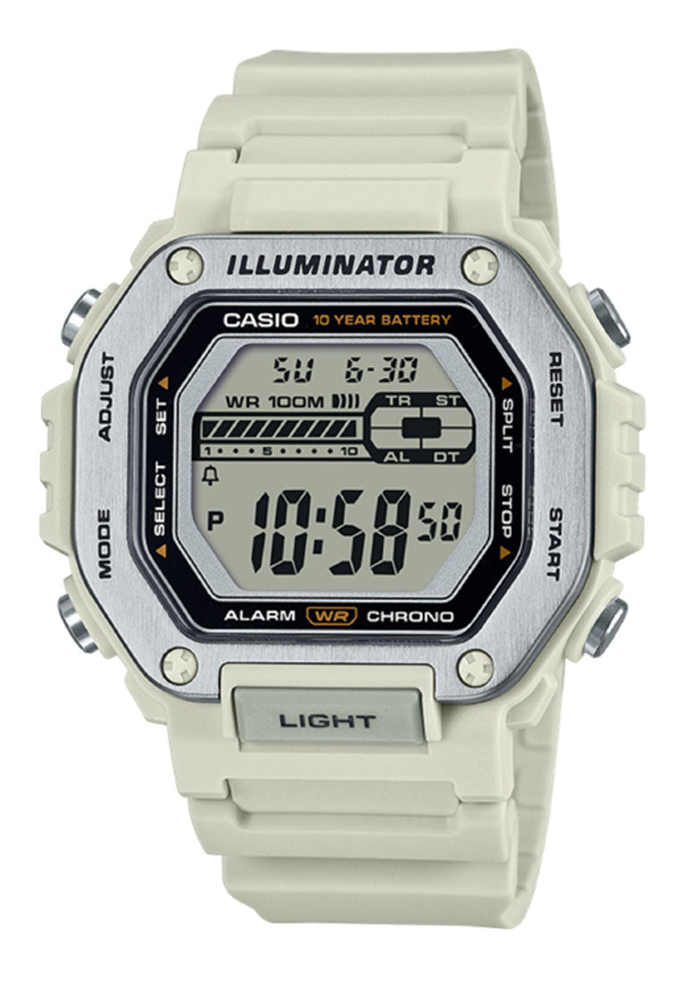 Casio MWD-110H-8A Digital Rubber Strap Watch for Men-Watch Portal Philippines
