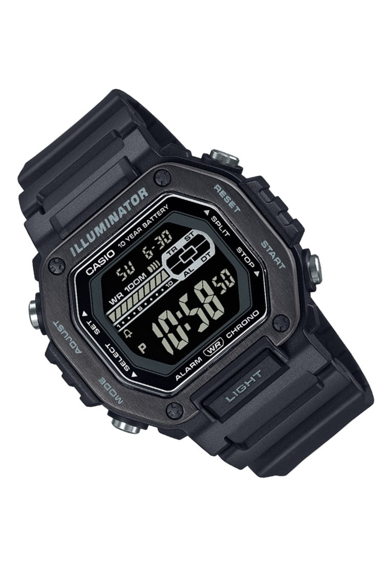 Casio MWD-110HB-1B Digital Rubber Strap Watch for Men-Watch Portal Philippines