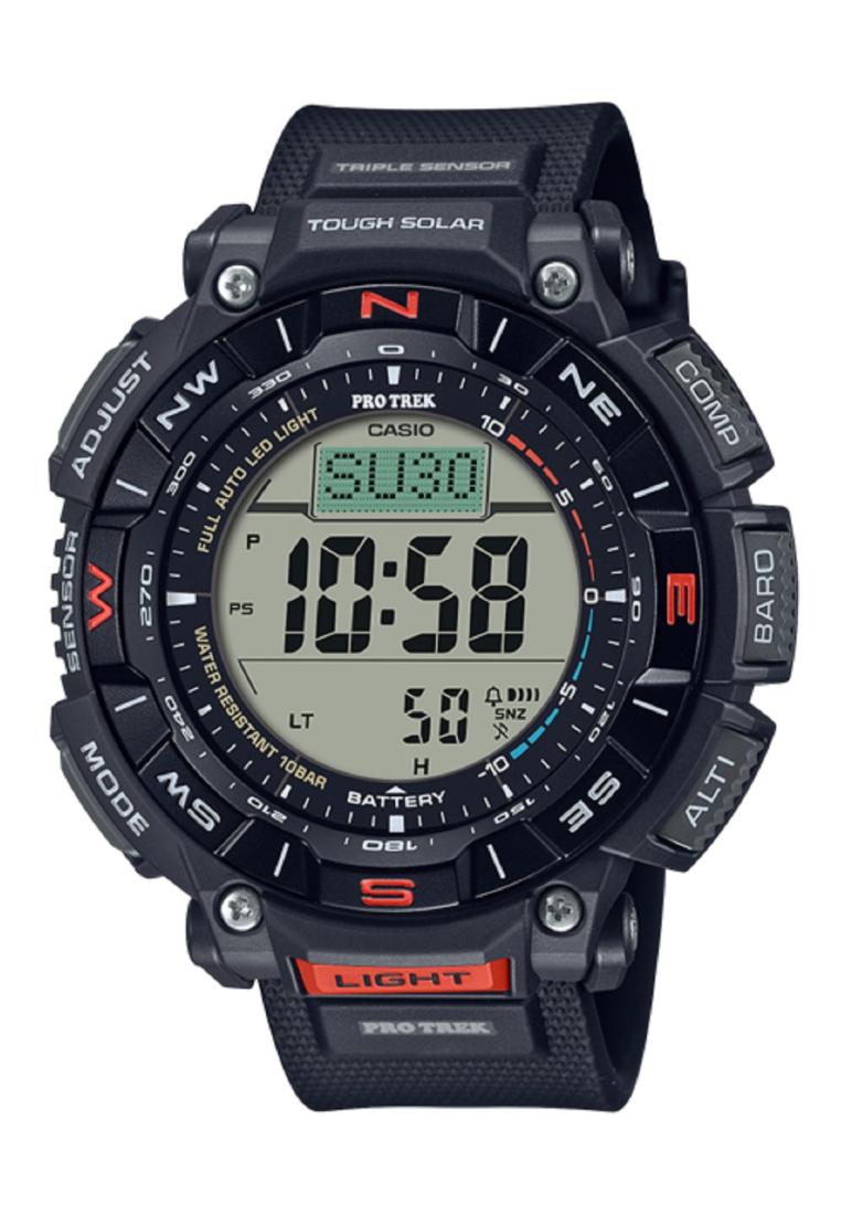 Casio Pro Trek PRG-340-1DR Digital Rubber Strap Watch For Men-Watch Portal Philippines