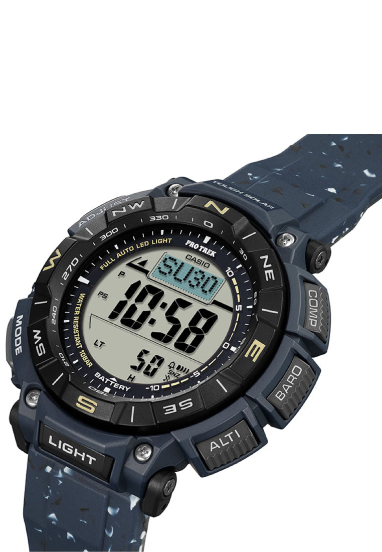 Casio Pro Trek PRG-340SC-2DR Digital Rubber Strap Solar Watch for Men-Watch Portal Philippines