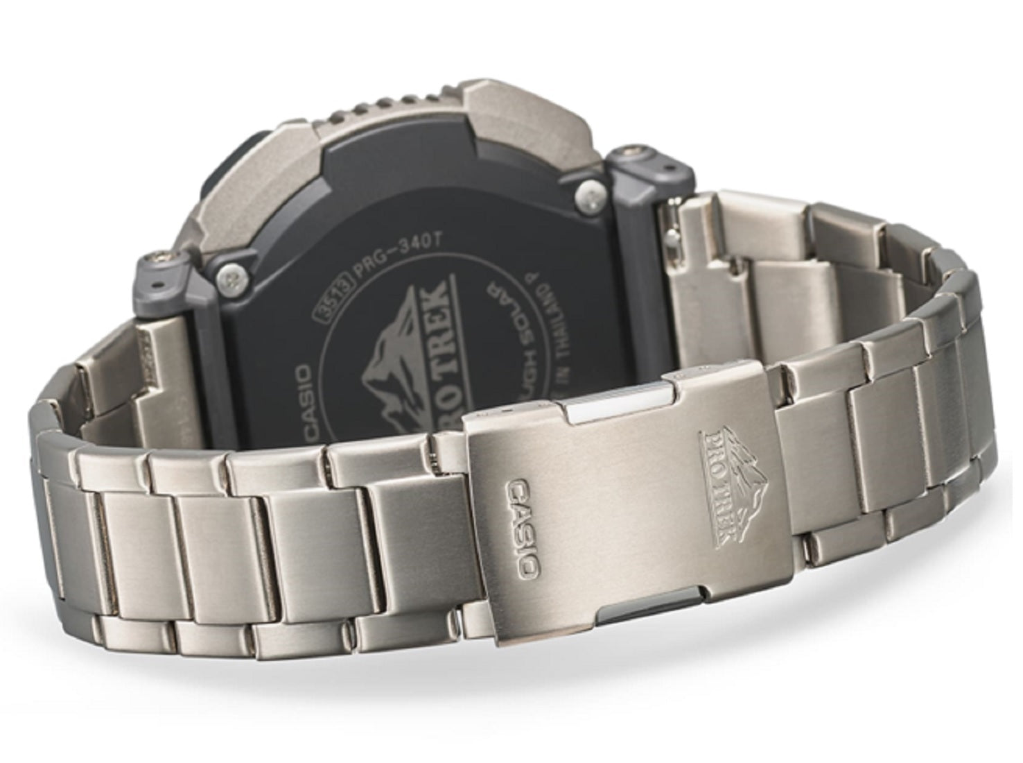 Casio Pro Trek PRG-340T-7DR Digital Stainless Steel Strap Watch For Men-Watch Portal Philippines