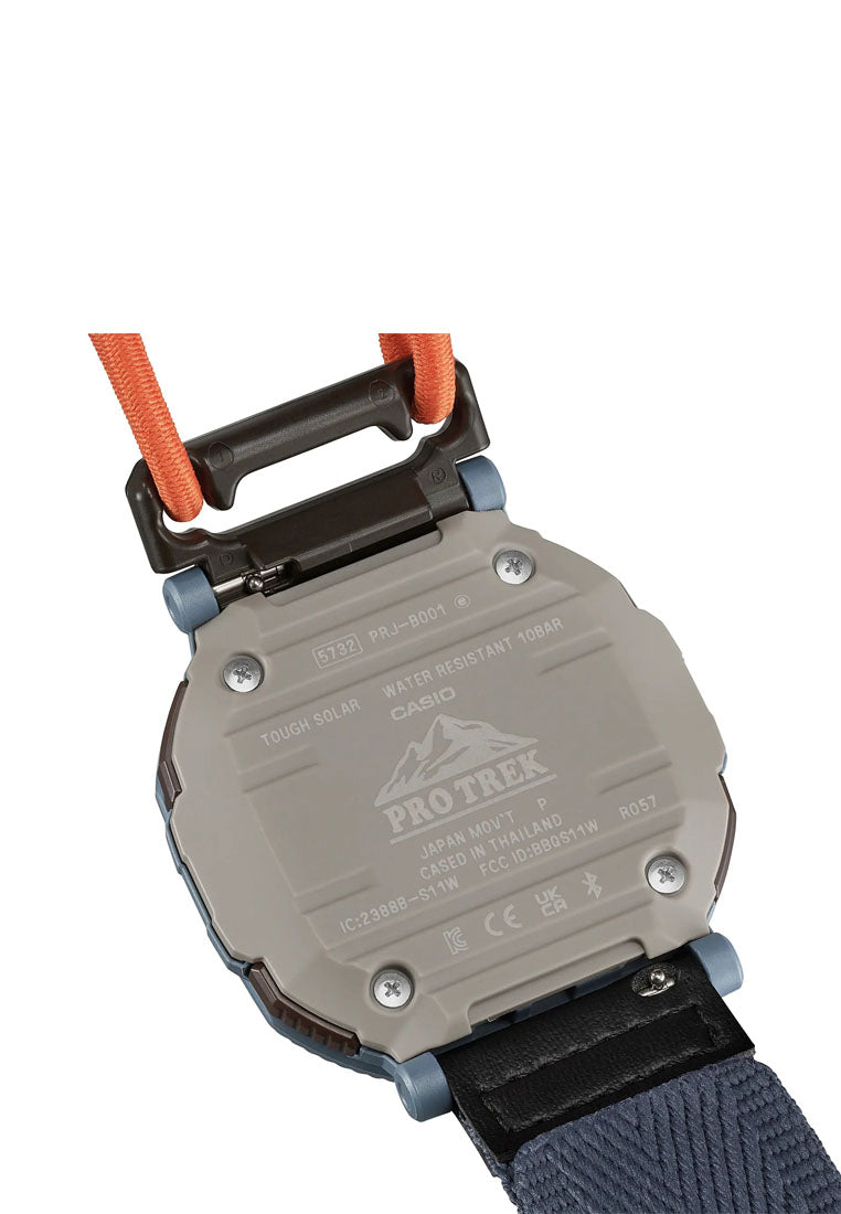 Casio Pro Trek PRJ-B001B-2DR Digital Analog Nylon Strap Watch for Men-Watch Portal Philippines