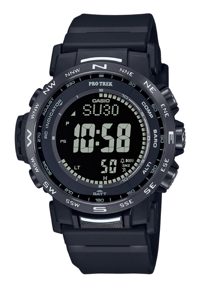 Casio Pro Trek PRW-35Y-1B Digital Rubber Strap Watch For Men-Watch Portal Philippines