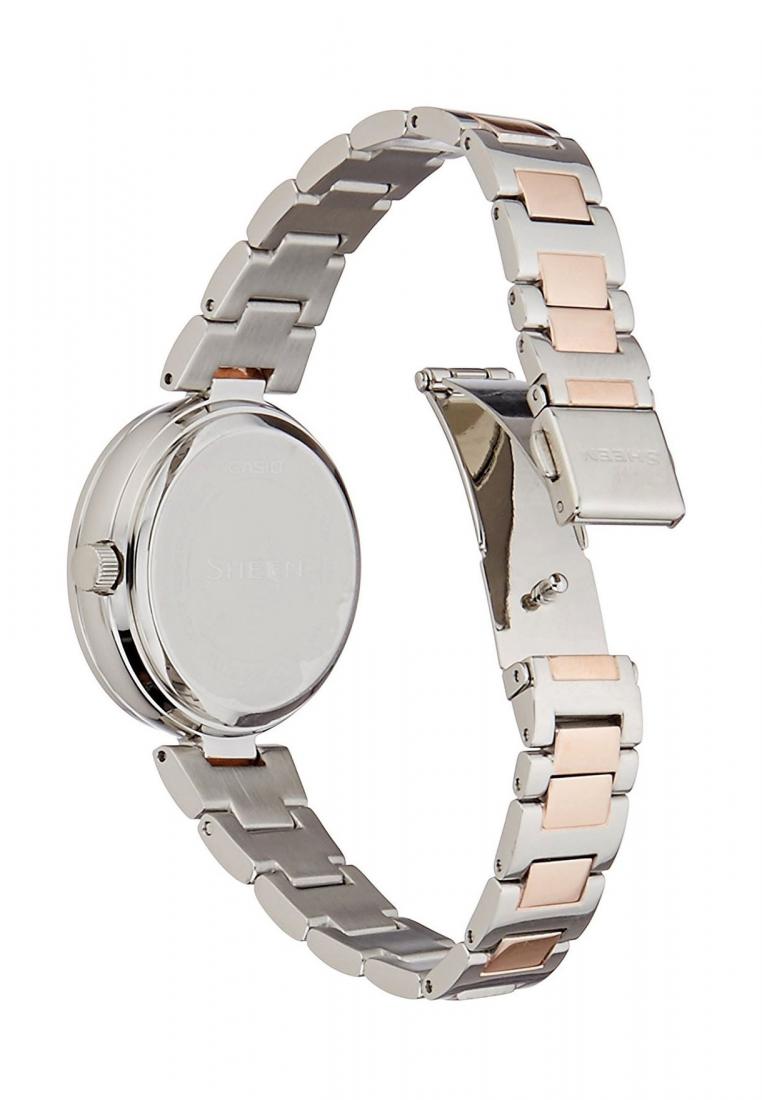 Casio Sheen SHE-3043BSG-9A Analog Stainless Steel Strap Watch For Women-Watch Portal Philippines