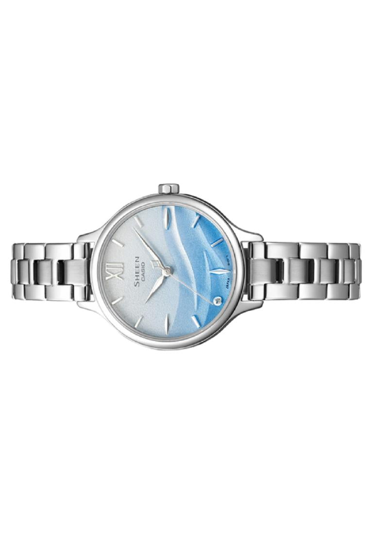 Casio Sheen SHE-4550D-2A Analog Stainless Steel Strap Watch For Women-Watch Portal Philippines
