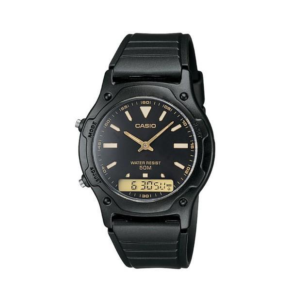 Casio Standard AW-49HE-1AVDF Black Resin Strap Watch for Men and Women-Watch Portal Philippines