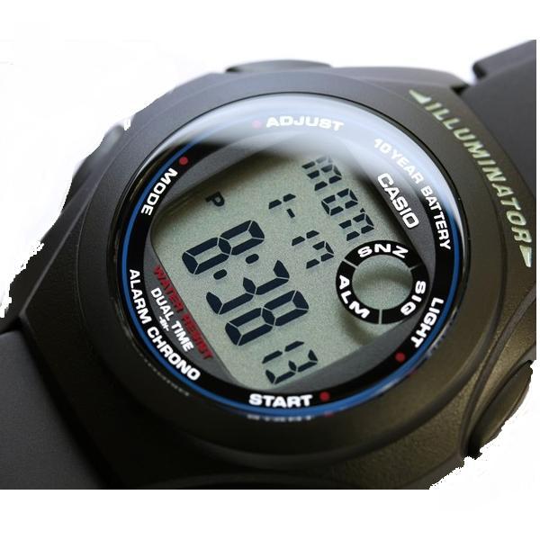 Casio Standard F-200W-1A Black Resin Strap Watch for Men-Watch Portal Philippines