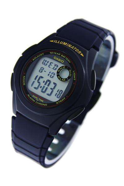 Casio Standard F-200W-2A Blue Resin Strap Watch for Men-Watch Portal Philippines