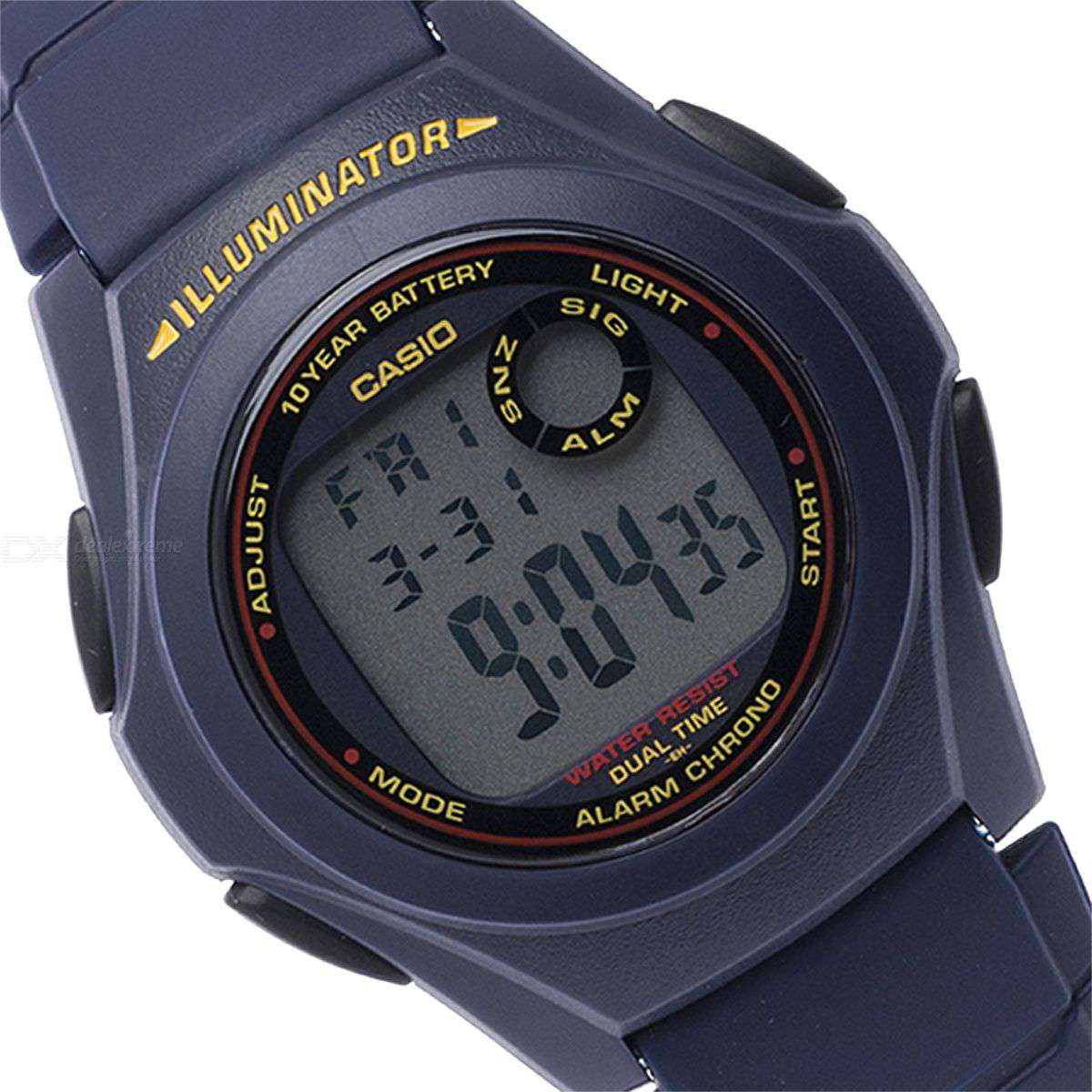 Casio Standard F-200W-2A Blue Resin Strap Watch for Men-Watch Portal Philippines