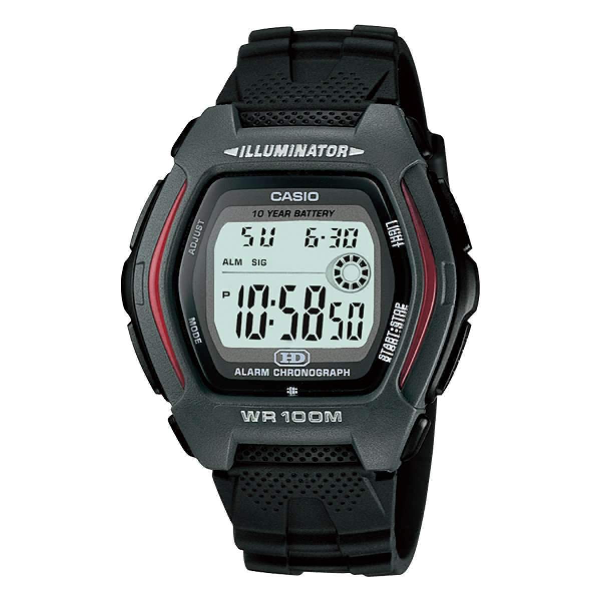 Casio Standard HDD-600-1A Black Resin Strap Watch for Men-Watch Portal Philippines