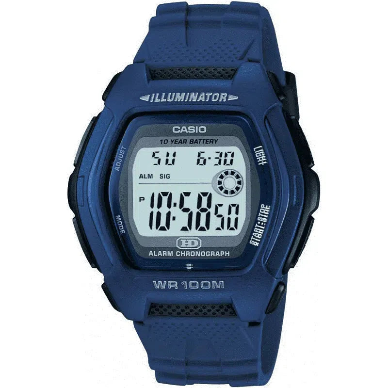 Casio Standard HDD-600C-2A Blue Resin Strap Watch for Men-Watch Portal Philippines