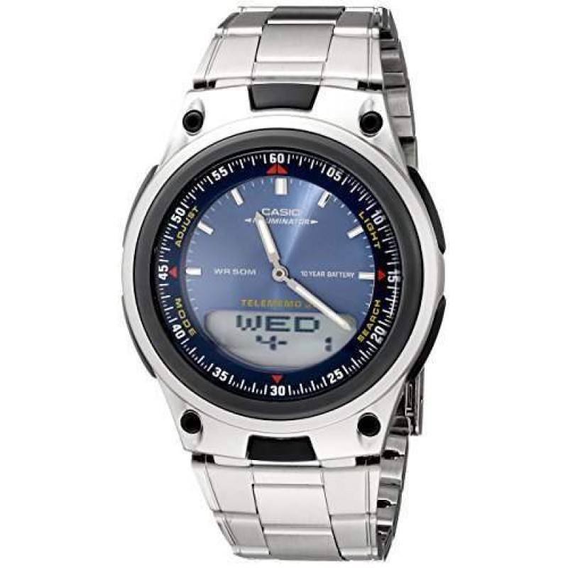 Casio Standard Men's Silver Stainless Steel Strap Watch- AW-80D-2AVDF-Watch Portal Philippines