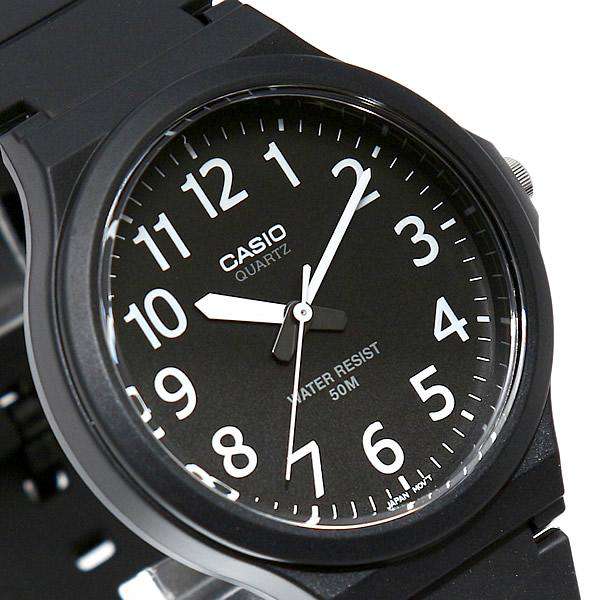 Casio Standard MW-240-1BVDF Black Resin Strap Unisex Watch-Watch Portal Philippines