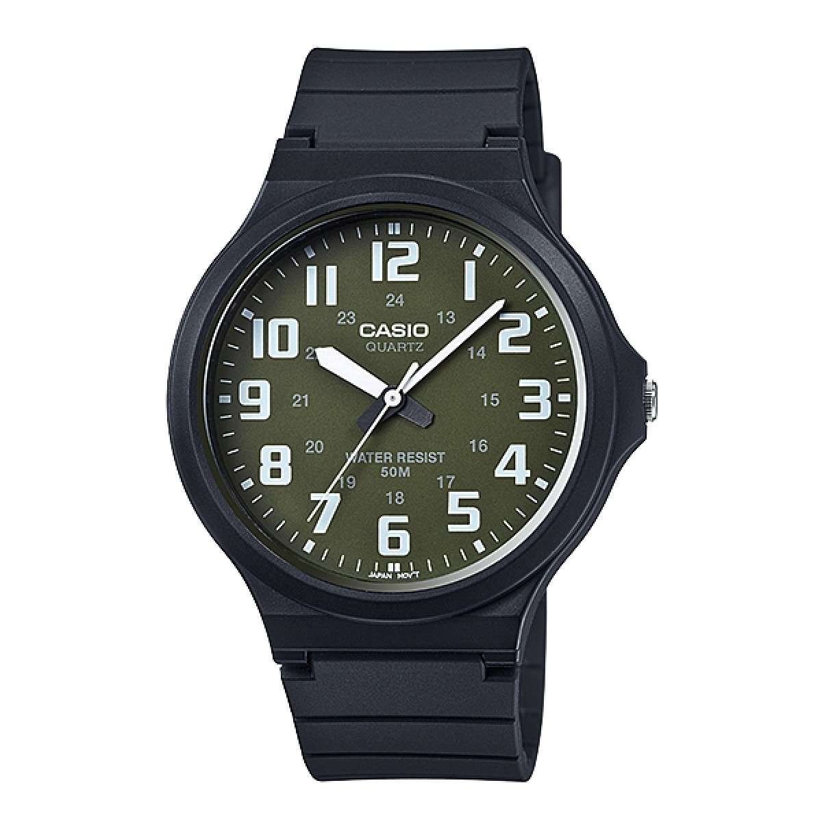 Casio Standard MW-240-3BVDF Black Resin Strap Unisex Watch-Watch Portal Philippines