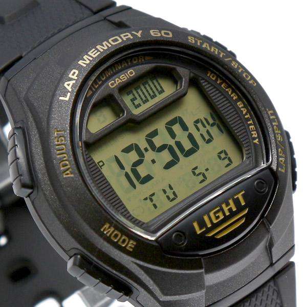 Casio Standard W-734-9AV Black Rubber Strap Sports Men's Watch-Watch Portal Philippines