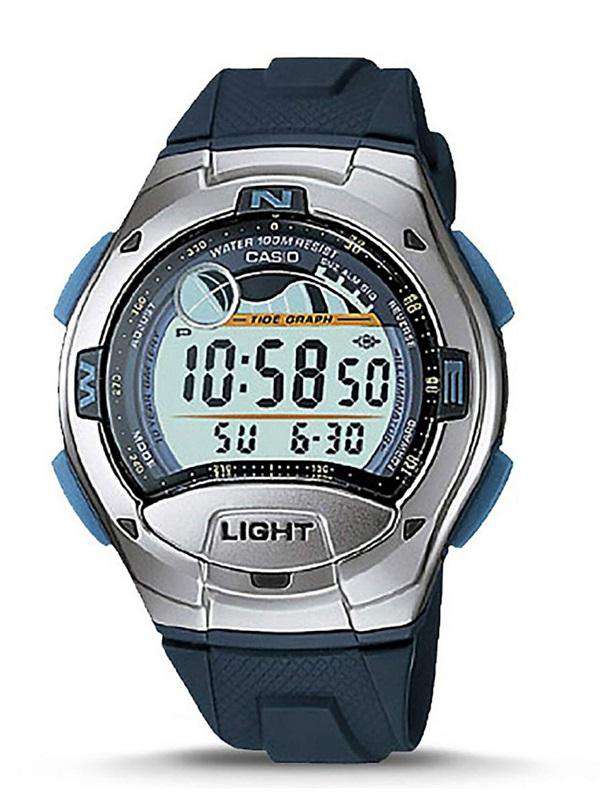 Casio Standard W-753-2AV Blue/Silver Resin Strap Watch for Men-Watch Portal Philippines