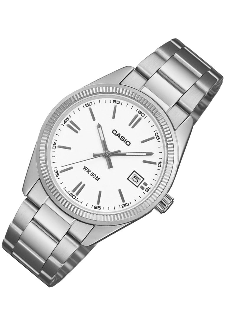 Casio UTP-1302PD-7AVDF Stainless Steel Strap Analog Watch-Watch Portal Philippines