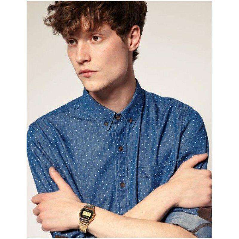 Casio Vintage A159WGEA-1D Gold Plated Watch for Men and Women-Watch Portal Philippines