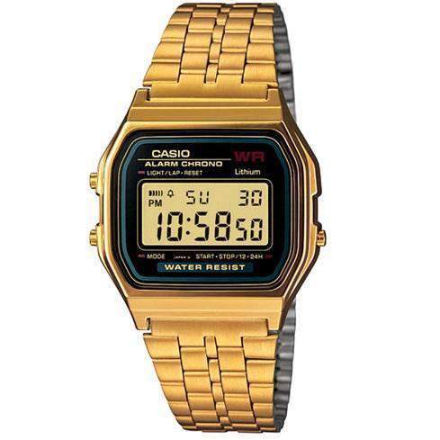 Casio Vintage A159WGEA-1D Gold Plated Watch for Men and Women-Watch Portal Philippines