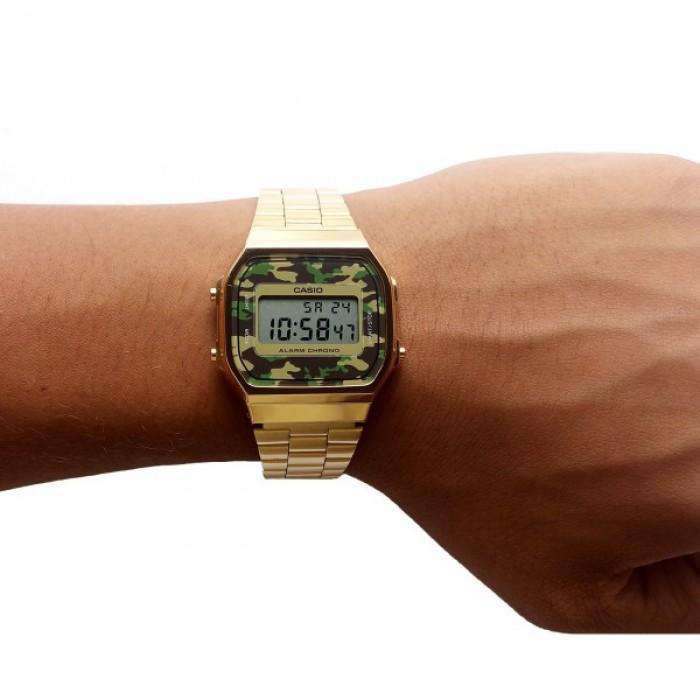 Casio Vintage A168WEGC-3D Gold Plated Stainless Steel Watch For Men and Women-Watch Portal Philippines