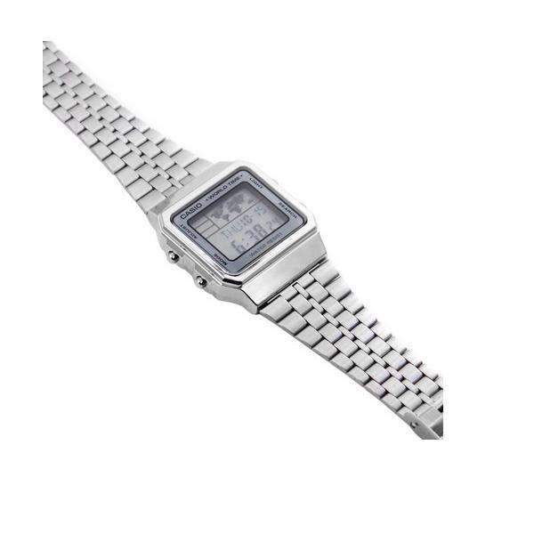 Casio Vintage A500WA-7D Silver Stainless Watch Unisex-Watch Portal Philippines