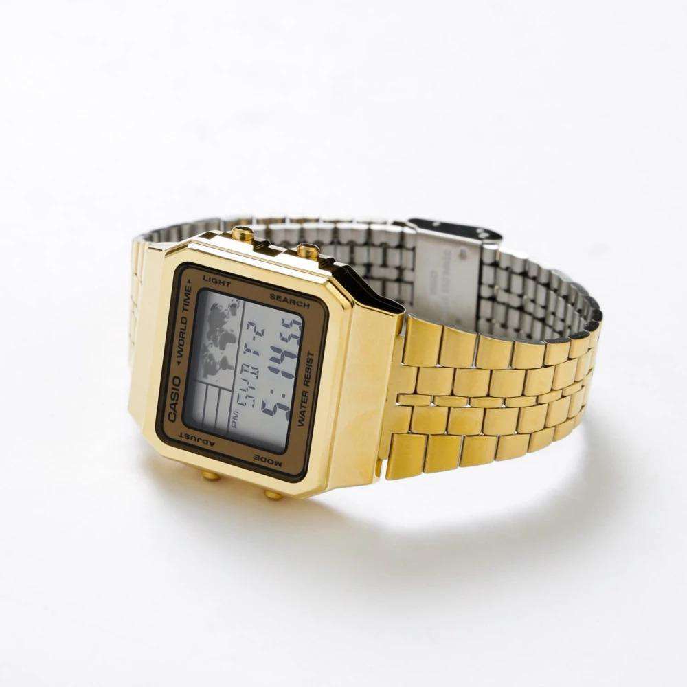 Casio Vintage A500WGA-9D Gold Plated Watch Unisex-Watch Portal Philippines