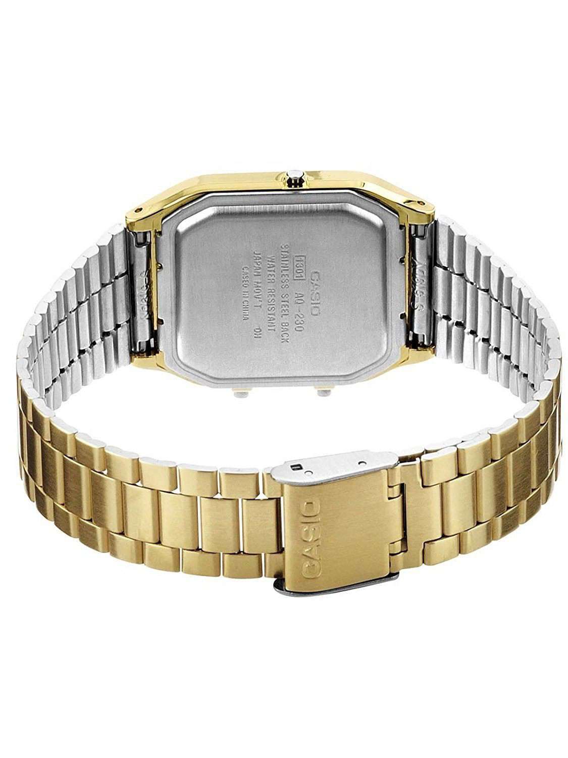 Casio Vintage AQ-230GA-9B Gold Plated Watch Unisex-Watch Portal Philippines