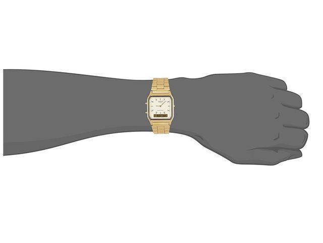 Casio Vintage AQ-230GA-9D Gold Plated Watch Unisex-Watch Portal Philippines