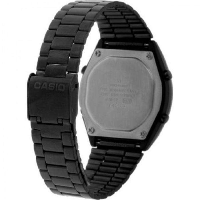 Casio Vintage B640WB-1A Black Stainless Steel Watch For Men and Women-Watch Portal Philippines