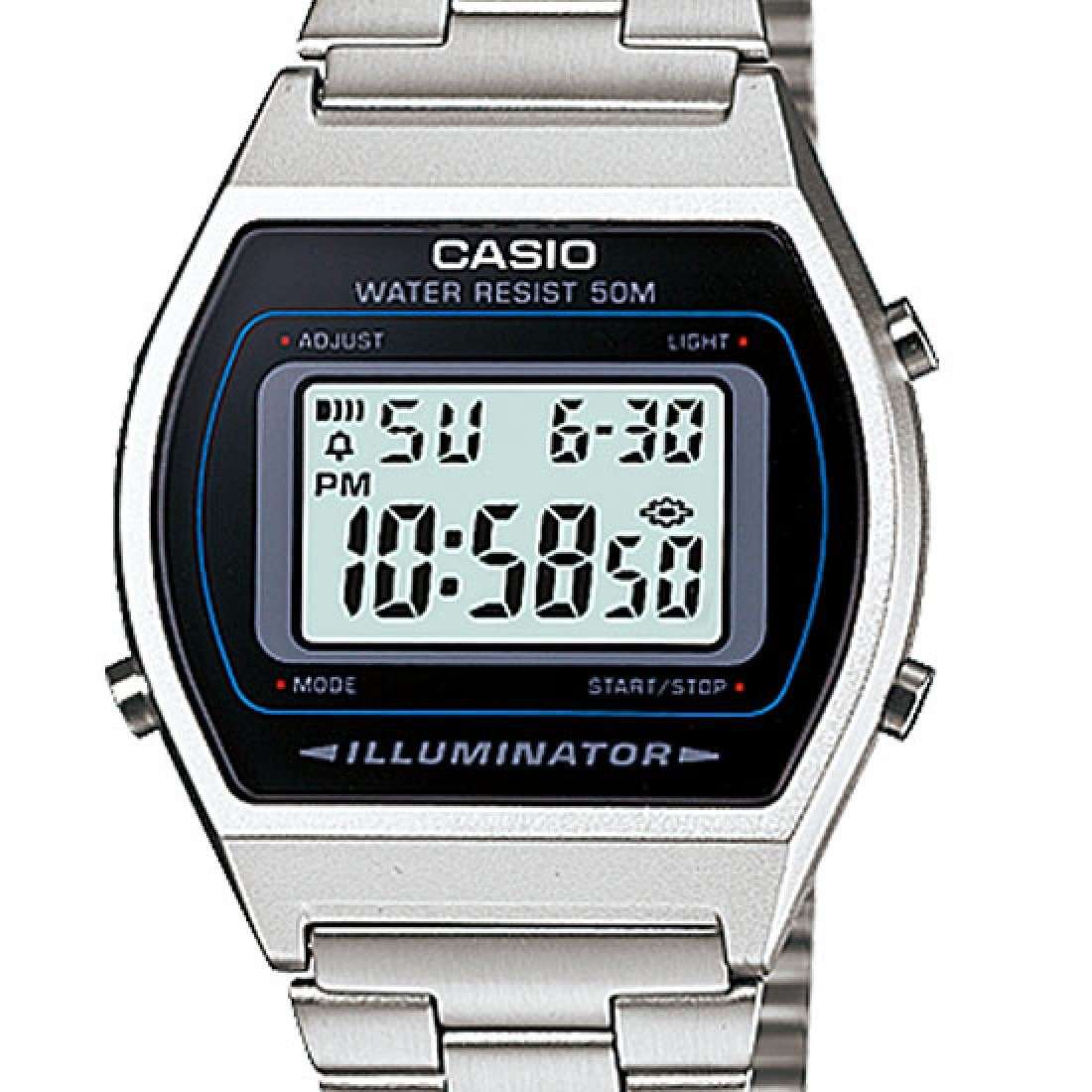 Casio Vintage B640WD-1A Silver Stainless Watch for Men and Women-Watch Portal Philippines