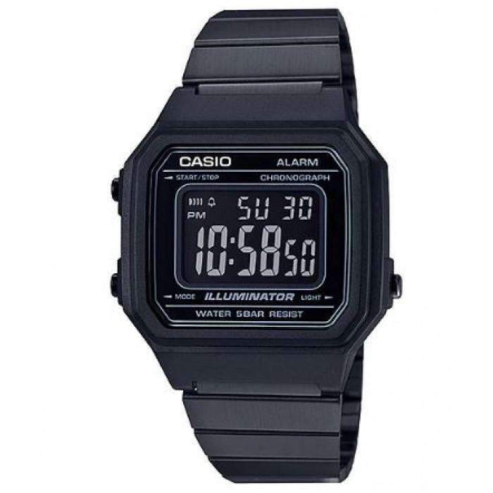Casio Vintage B650WB-1B Black Stainless Steel Strap Watch for Men and Women-Watch Portal Philippines
