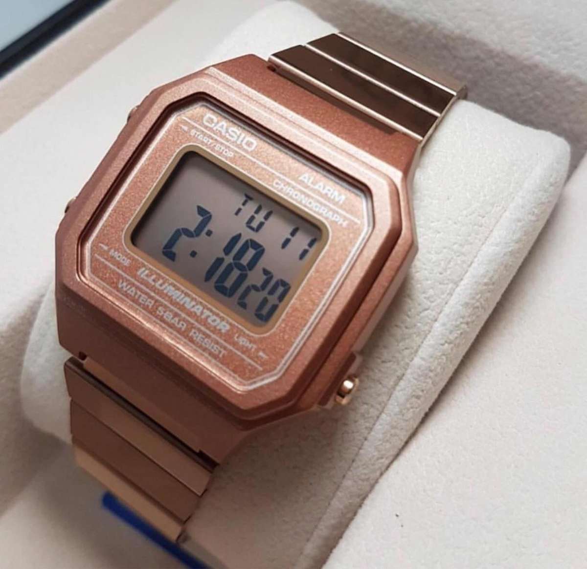 Casio Vintage B650WC-5A Rose Gold Watch for Men and Women-Watch Portal Philippines
