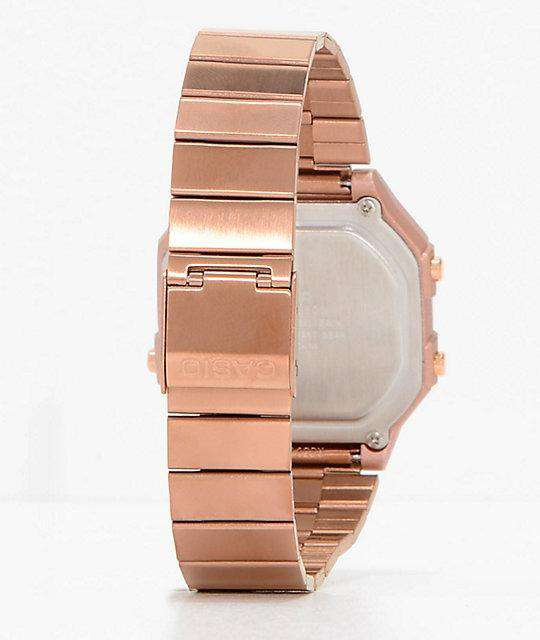 Casio Vintage B650WC-5A Rose Gold Watch for Men and Women-Watch Portal Philippines