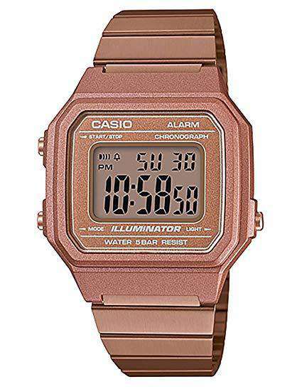 Casio Vintage B650WC-5A Rose Gold Watch for Men and Women-Watch Portal Philippines