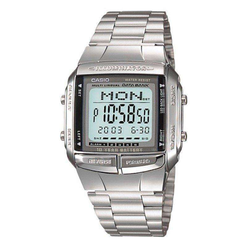 Casio Vintage DB-360-1A Silver Stainless Watch For Men and Women-Watch Portal Philippines