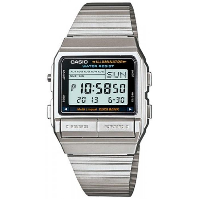 Casio Vintage DB-380-1D Silver Stainless Watch For Men and Women-Watch Portal Philippines