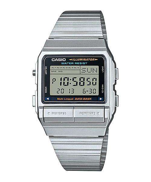 Casio Vintage DB-380-1D Silver Stainless Watch For Men and Women-Watch Portal Philippines