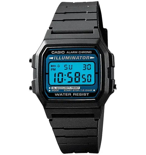 Casio Vintage F105W-1A Illuminator Sport Watch for Men and Women-Watch Portal Philippines