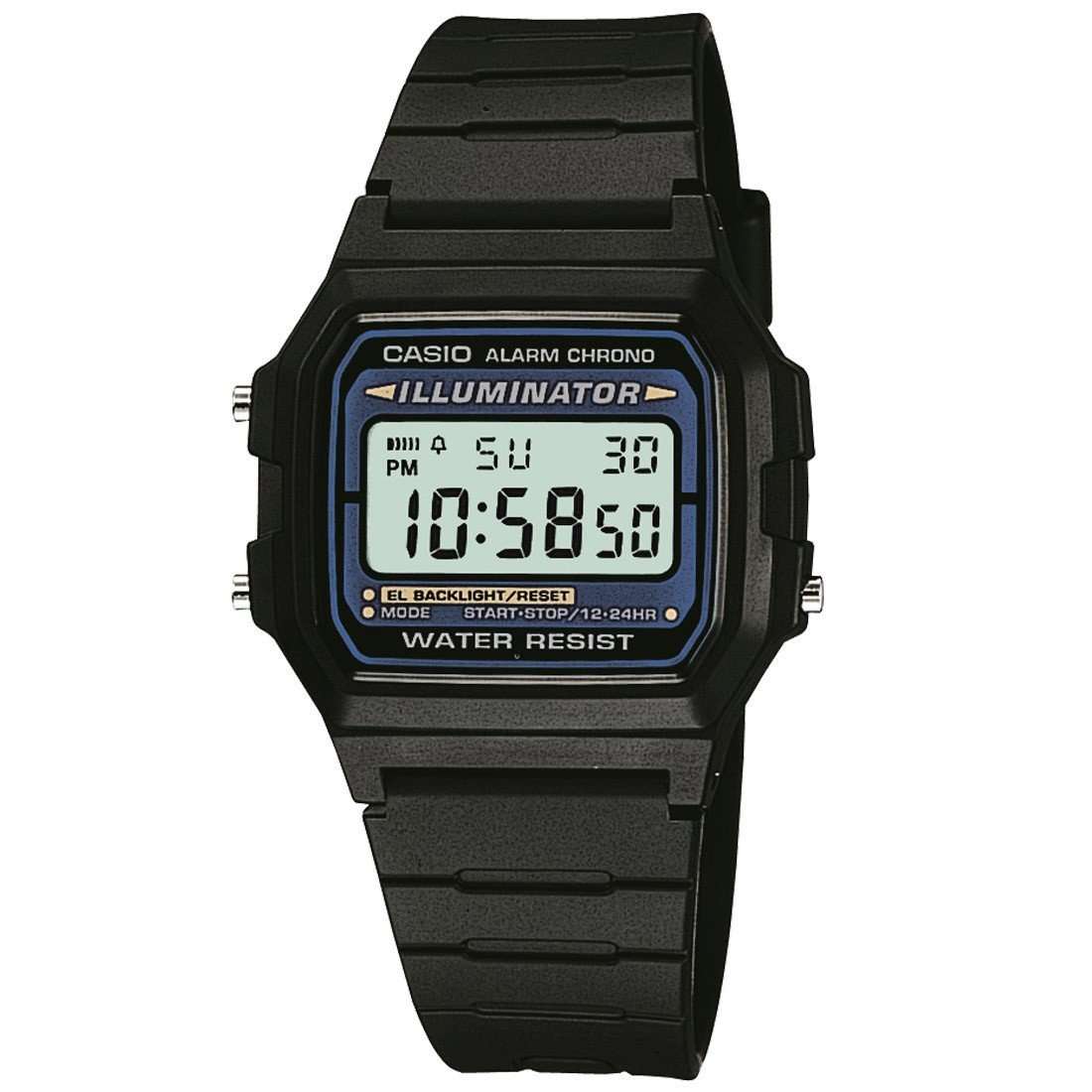 Casio Vintage F105W-1A Illuminator Sport Watch for Men and Women-Watch Portal Philippines