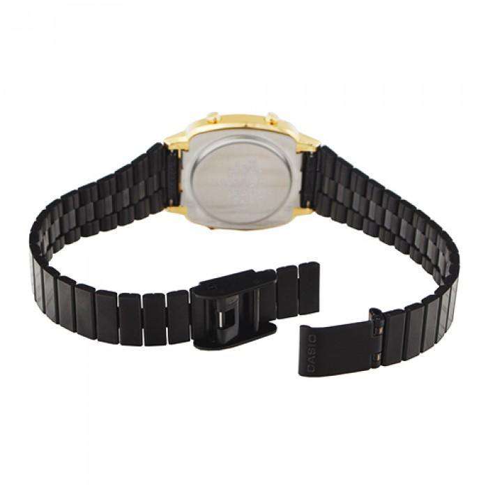 Casio Vintage LA670WEGB-1B Black Plated Stainless Steel Watch for Women-Watch Portal Philippines