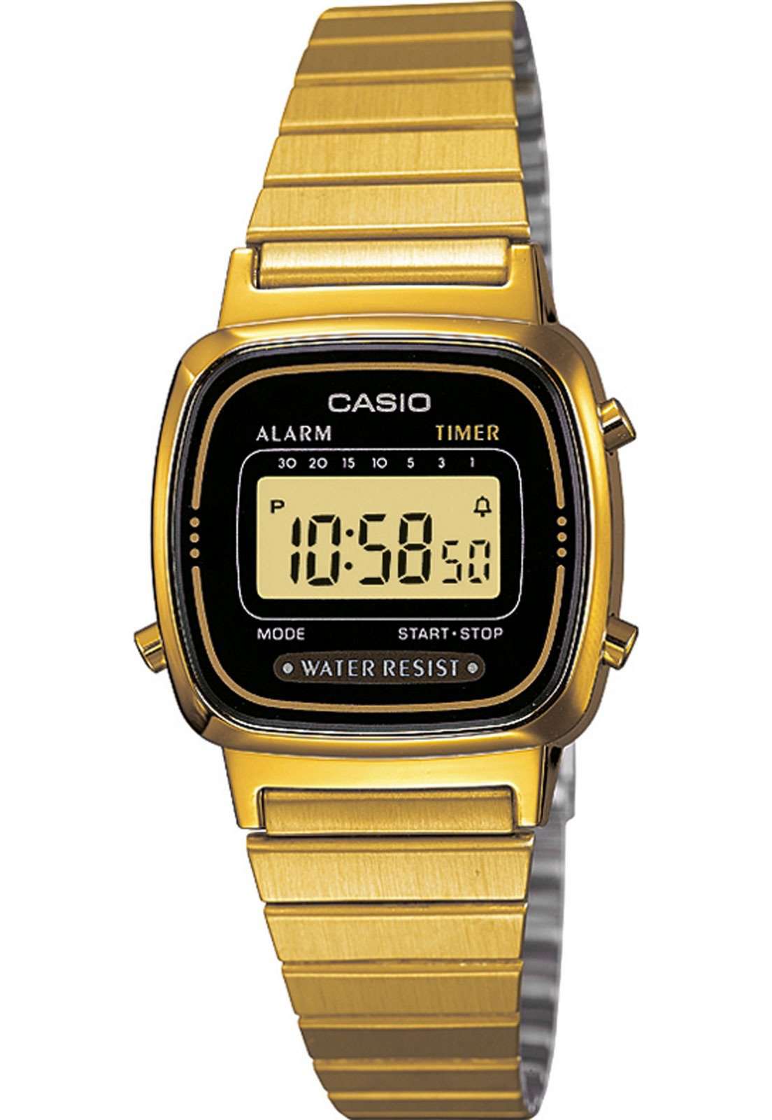 Casio Vintage LA670WGA-1D Gold Plated Watch for Women-Watch Portal Philippines